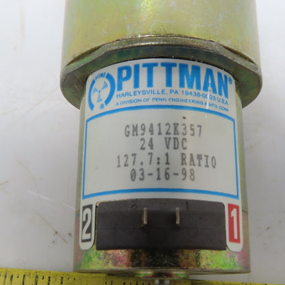 Pittman GM9412K357 24VDC Electric Gear Motor 7 : 1 Ratio