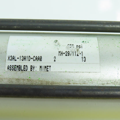 Numatics X3AL-13A1D-CAA0 Double Acting Pneumatic Cylinder 13" Stroke 2.25" Bore