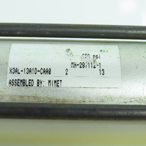 Numatics X3AL-13A1D-CAA0 Double Acting Pneumatic Cylinder 13" Stroke 2.25" Bore