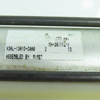Numatics X3AL-13A1D-CAA0 Double Acting Pneumatic Cylinder 13" Stroke 2.25" Bore