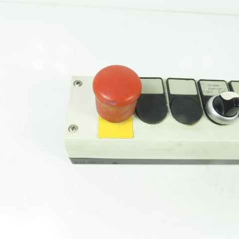 6- Button Control Station Pendant E-stop 10" x 3"