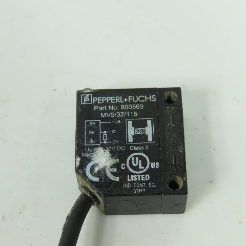 Pepperl+Fuchs 800569 Thru-Beam Photoelectric Sensor MV5/32/115