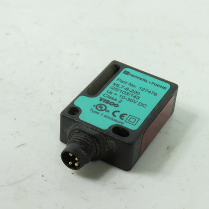 Pepperl & Fuchs 127476 ML7-8-200/25/103/143 Diffuse Made Sensor 10-30VDC Class 2