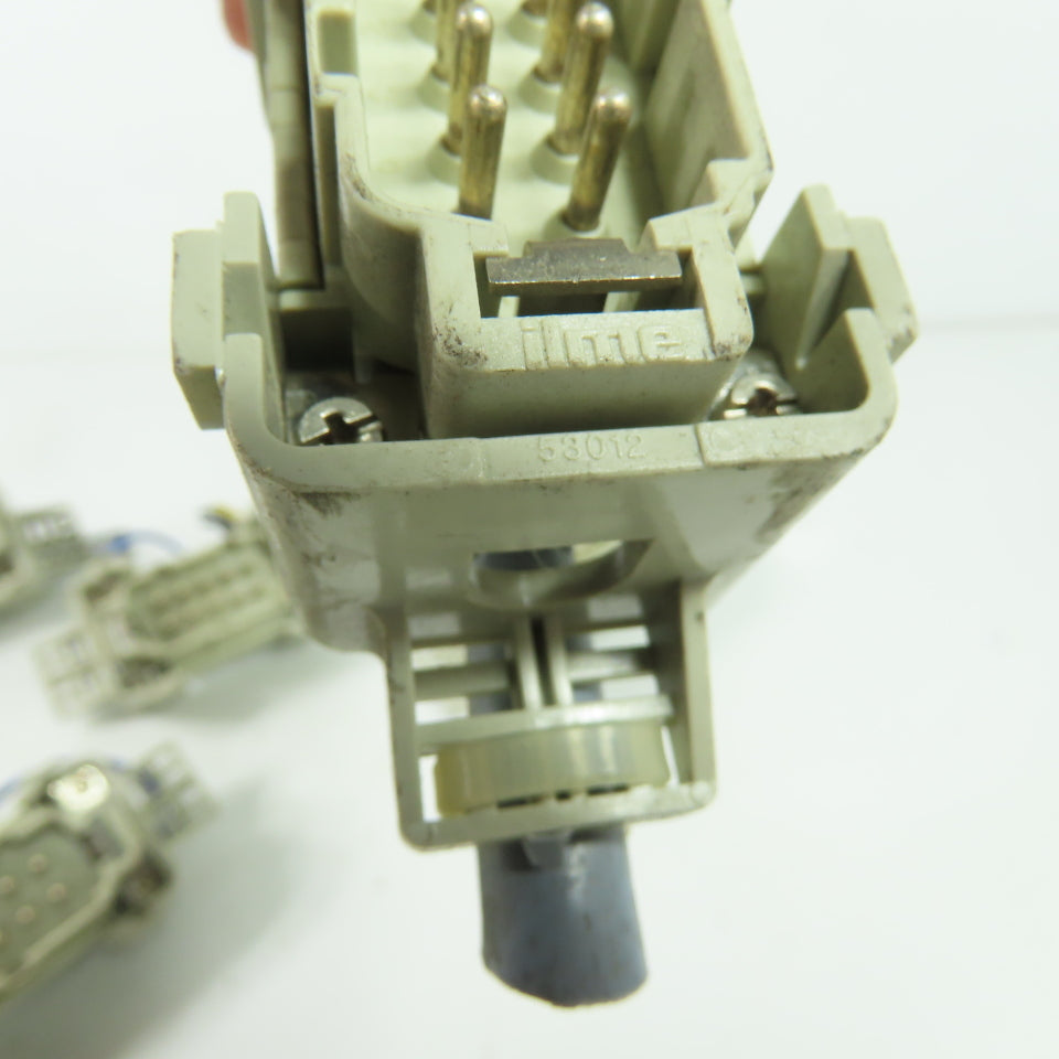 ILME V2R 53012 10-Pin Male Connector 600V 16A Lot Of 7