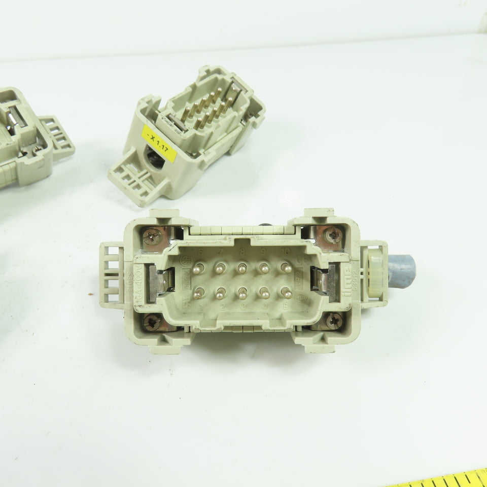 ILME V2R 53012 10-Pin Male Connector 600V 16A Lot Of 7