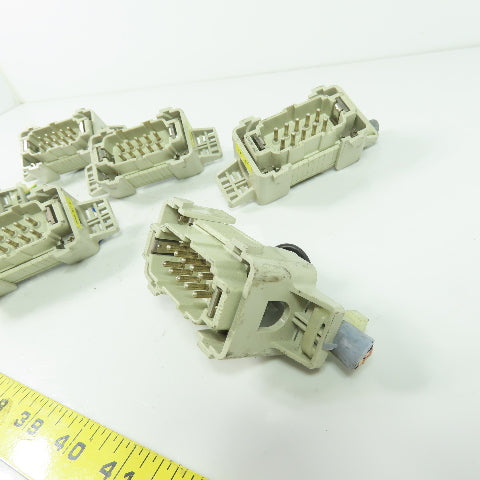 ILME V2R 53012 10-Pin Male Connector 600V 16A Lot Of 7