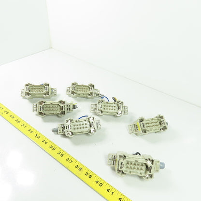 ILME V2R 53012 10-Pin Male Connector 600V 16A Lot Of 7