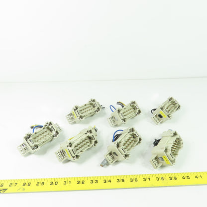 ILME V2R 53012 10-Pin Male Connector 600V 16A Lot Of 7