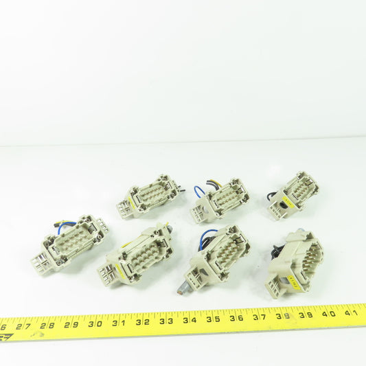 ILME V2R 53012 10-Pin Male Connector 600V 16A Lot Of 7
