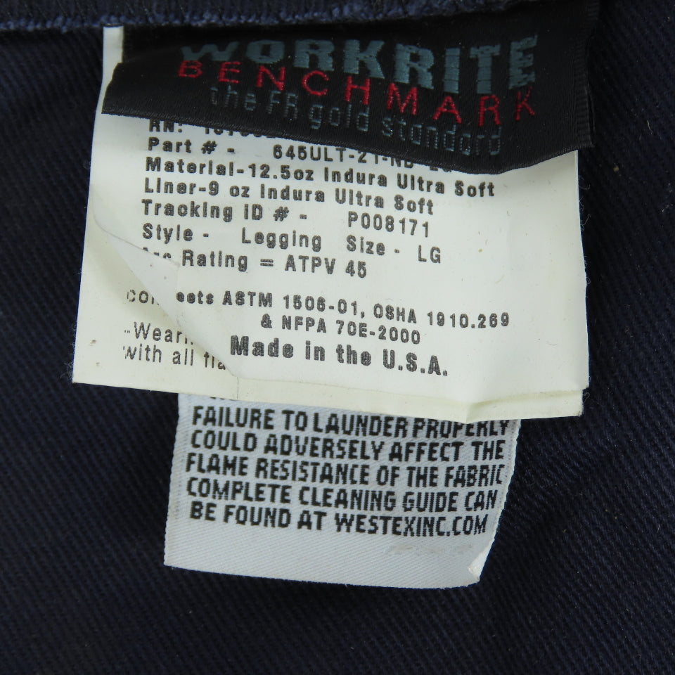 Workrite 645ULT-21-NB Benchmark Arc Rating 45 PPE Arm Protective Sleeve Size LG