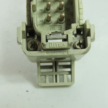 ILME V2R 53012 24-Pin Male Connector 600V 16A Lot Of 2