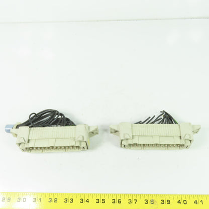 ILME V2R 53012 24-Pin Male Connector 600V 16A Lot Of 2