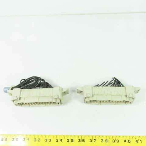 ILME V2R 53012 24-Pin Male Connector 600V 16A Lot Of 2