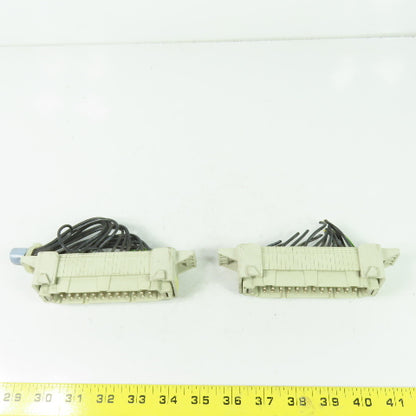 ILME V2R 53012 24-Pin Male Connector 600V 16A Lot Of 2