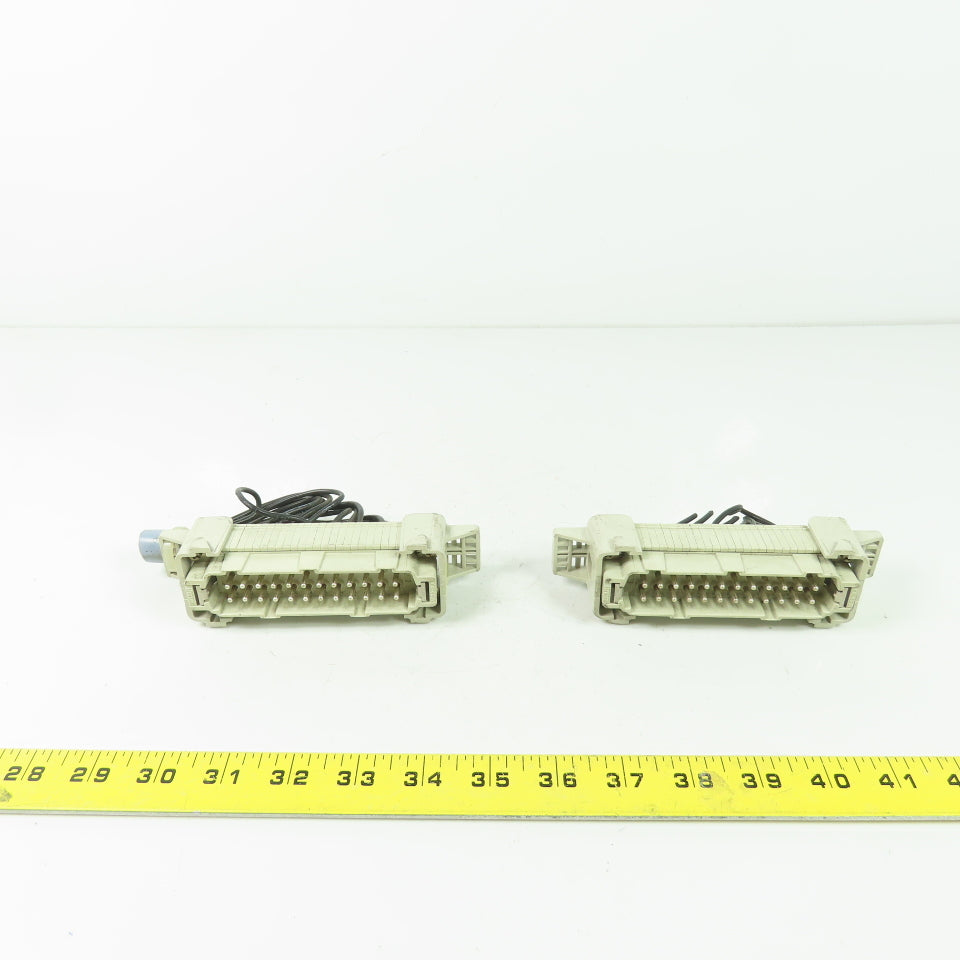 ILME V2R 53012 24-Pin Male Connector 600V 16A Lot Of 2