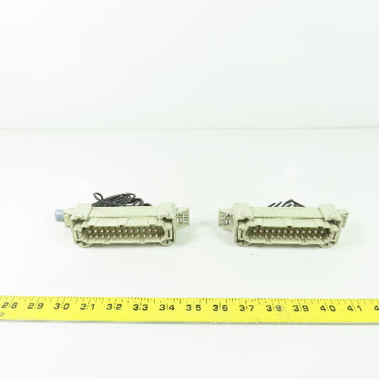 ILME V2R 53012 24-Pin Male Connector 600V 16A Lot Of 2