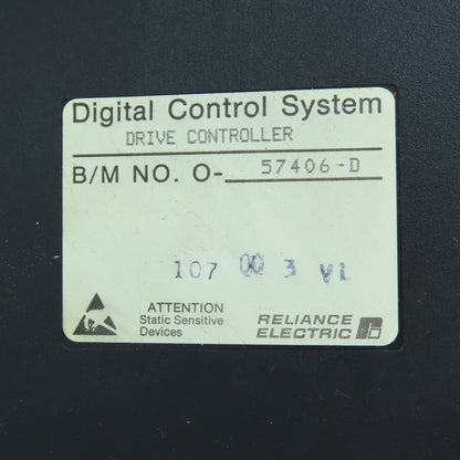 Reliance O-57406-D 57406 Drive Controller