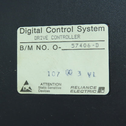Reliance O-57406-D 57406 Drive Controller