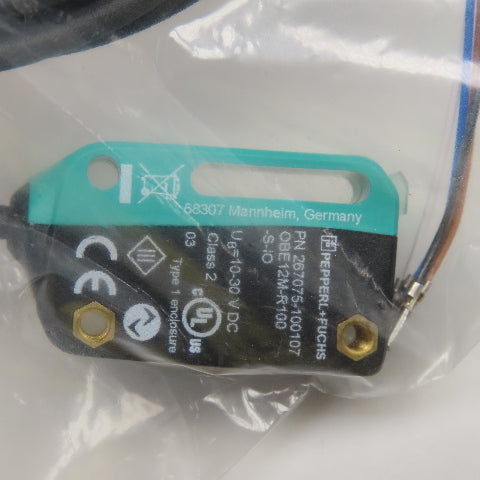 Pepperl + Fuchs OBE12M-R100-S-IO Thru Beam Emitter Sensor 10-30VDC