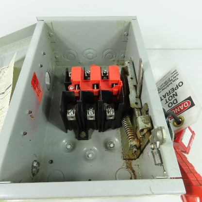 Siemens HNF361 30A Safety Disconnect Switch Non-Fusible 600V