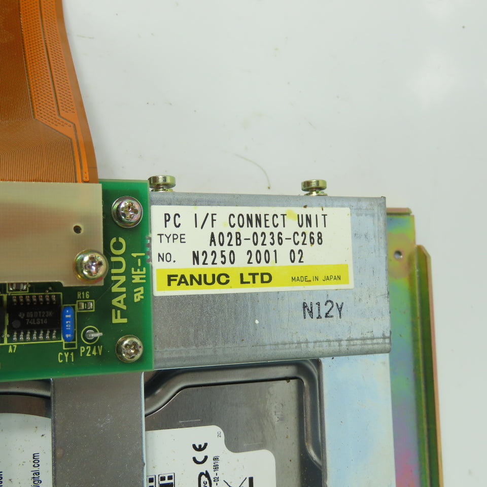 Fanuc A02B-0236-C430 HDD Unit W/ A02B-0236-C268 PC I/F Connect Unit
