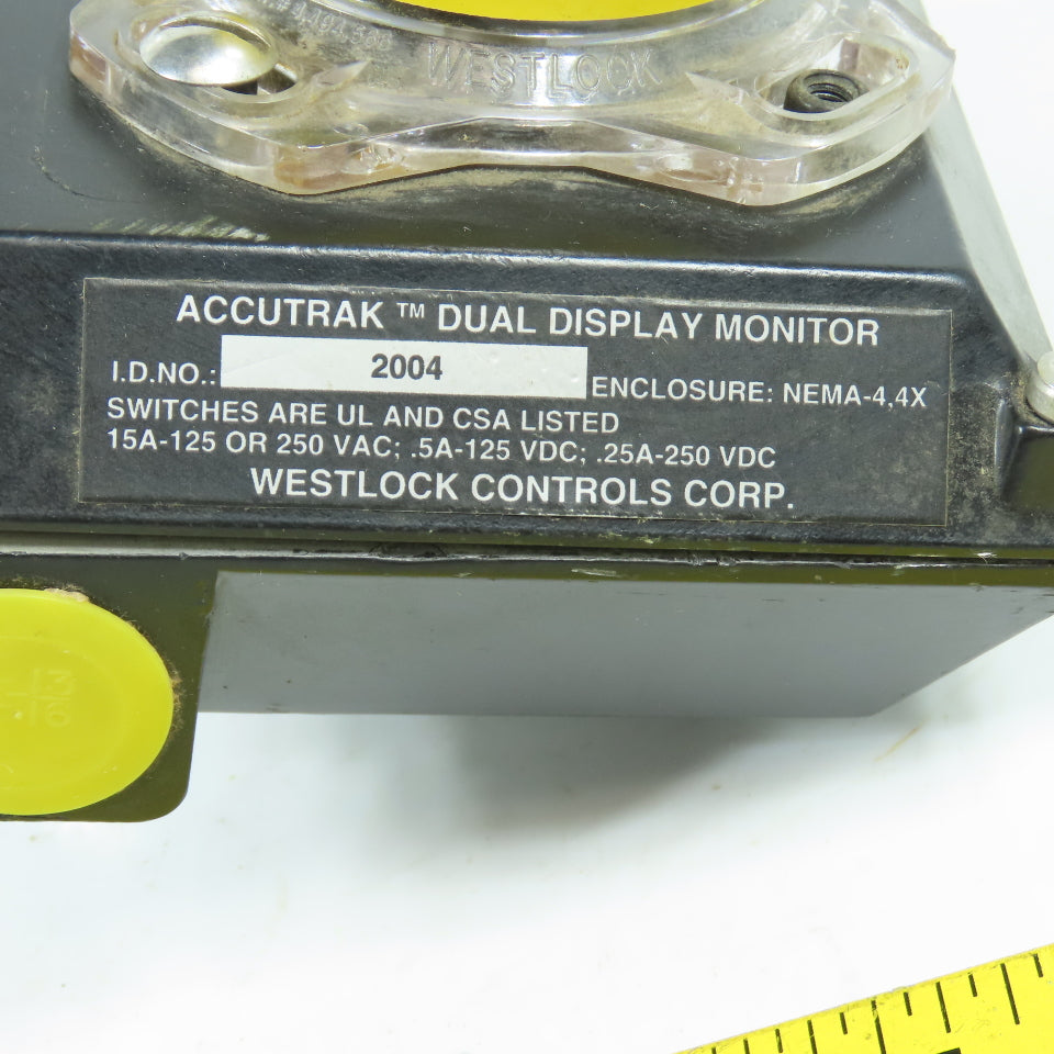 Westlock 2004 Accutrak Dual Display Monitor Nema 4, 4X 15-Amp