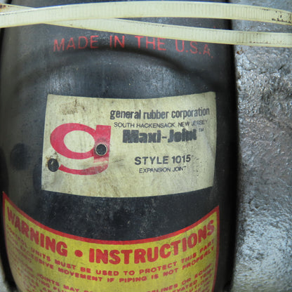 General Rubber Style 1015 Maxi-Joint Expansion Joint 3" ID x 7-3/4" OD