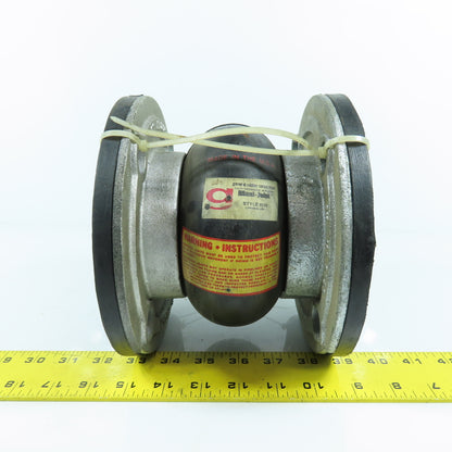 General Rubber Style 1015 Maxi-Joint Expansion Joint 3" ID x 7-3/4" OD