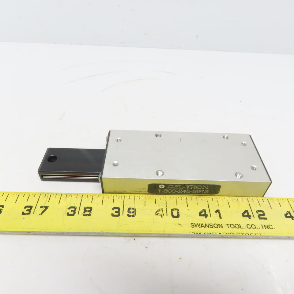 Del-Tron Precision Linear Roller Ball Slide Travel: 3" Width: 1-3/4"