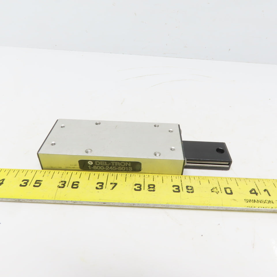 Del-Tron Precision Linear Roller Ball Slide Travel: 3" Width: 1-3/4"