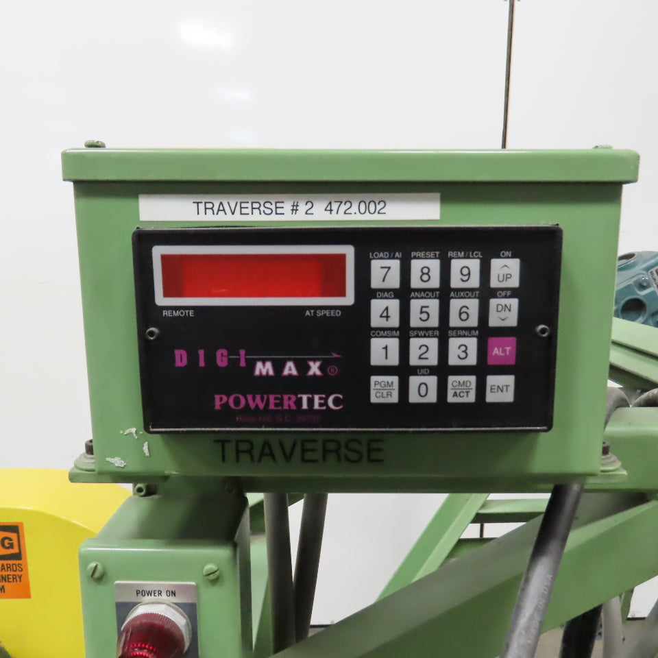 Esi-Extrusion 1/4HP Wind-up W/ Traverse Winder Machine 230/480V 1PH Tested