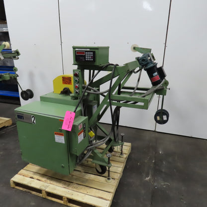Esi-Extrusion 1/4HP Wind-up W/ Traverse Winder Machine 230/480V 1PH Tested