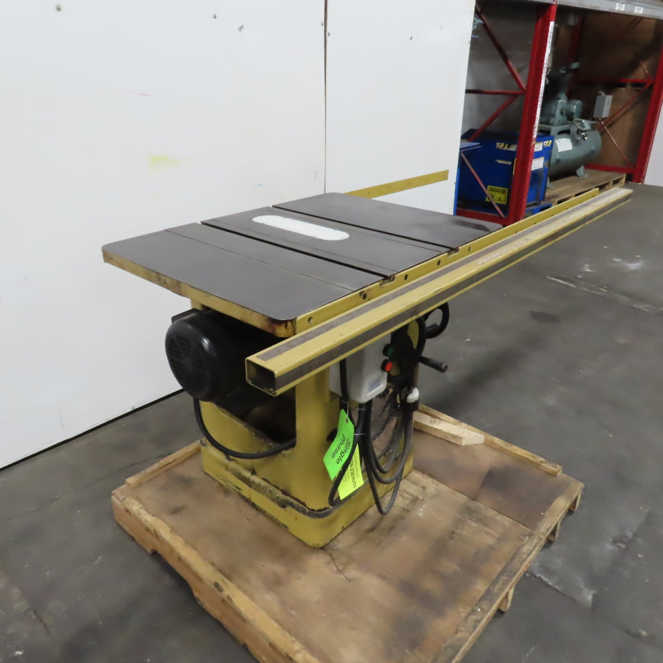 Powermatic 66-TA 10" Tilting Arbor Table Saw 220V Single Phase 5HP (No Fence)
