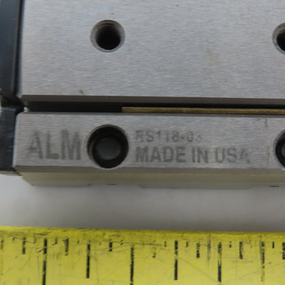 ALM RS118-03 Precision Linear Roller Ball Slide Travel: 2-1/4" Width: 1-1/2"