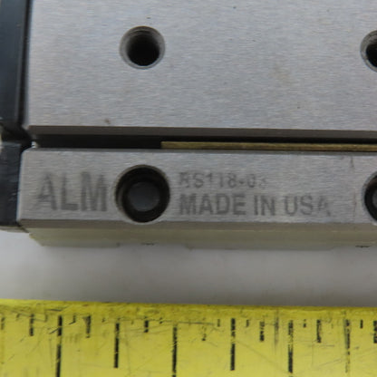 ALM RS118-03 Precision Linear Roller Ball Slide Travel: 2-1/4" Width: 1-1/2"