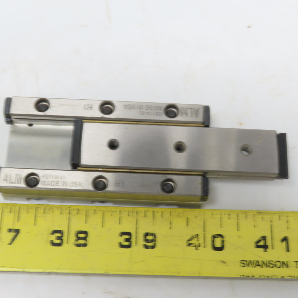 ALM RS118-03 Precision Linear Roller Ball Slide Travel: 2-1/4" Width: 1-1/2"