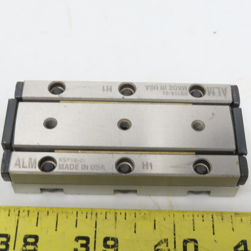 ALM RS118-03 Precision Linear Roller Ball Slide Travel: 2-1/4" Width: 1-1/2"