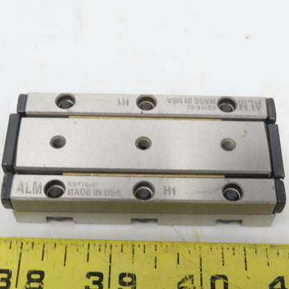 ALM RS118-03 Precision Linear Roller Ball Slide Travel: 2-1/4" Width: 1-1/2"