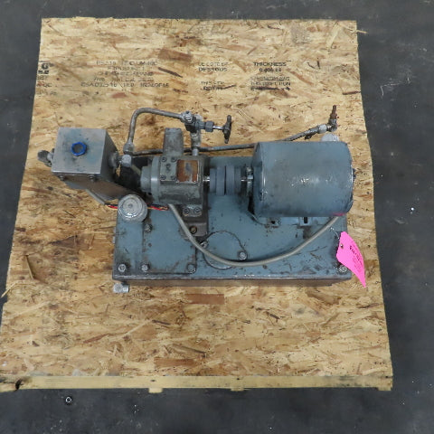 3/4HP 10 Gallon Hydraulic Power Unit 230/460V 3-Phase W/Vickers PVC-PIS0-06CR-20