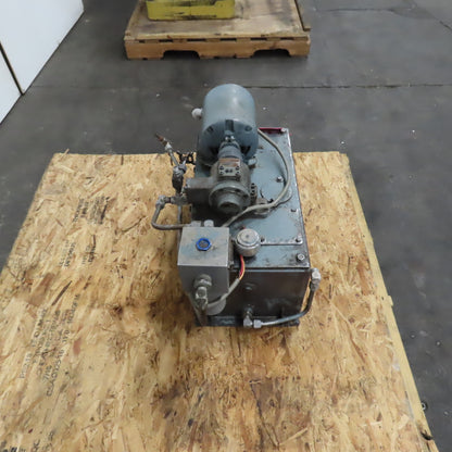 3/4HP 10 Gallon Hydraulic Power Unit 230/460V 3-Phase W/Vickers PVC-PIS0-06CR-20