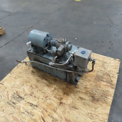 3/4HP 10 Gallon Hydraulic Power Unit 230/460V 3-Phase W/Vickers PVC-PIS0-06CR-20