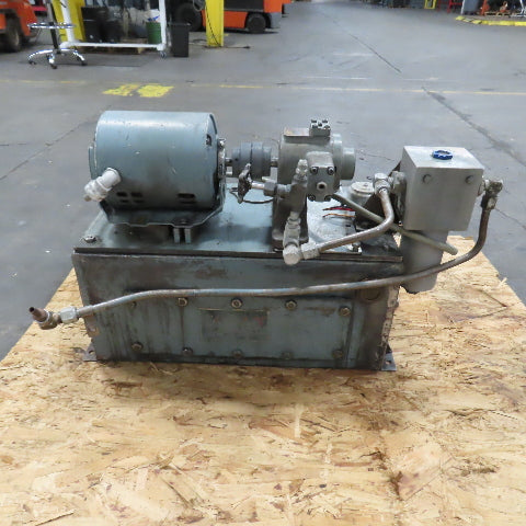 3/4HP 10 Gallon Hydraulic Power Unit 230/460V 3-Phase W/Vickers PVC-PIS0-06CR-20
