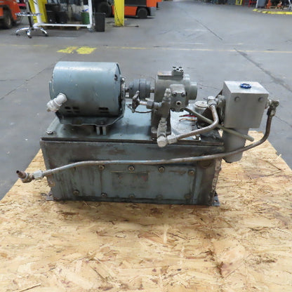 3/4HP 10 Gallon Hydraulic Power Unit 230/460V 3-Phase W/Vickers PVC-PIS0-06CR-20