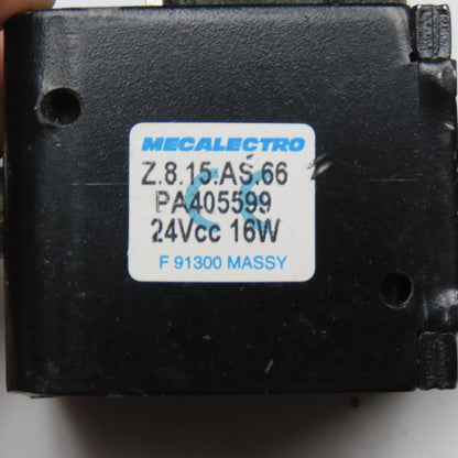 Mecalectro Z.8.15.AS.66 24VDC Linear Solenoid 15mm Stroke