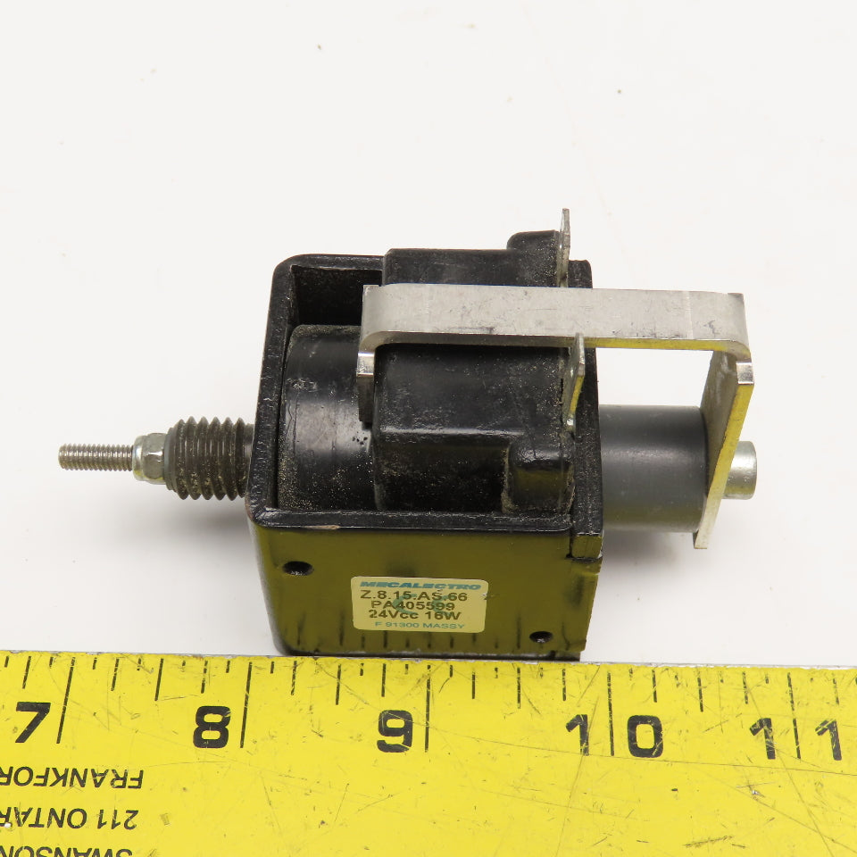 Mecalectro Z.8.15.AS.66 24VDC Linear Solenoid 15mm Stroke