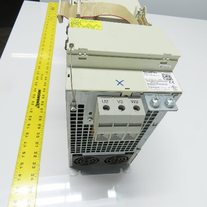 Siemens 6SN1123-1AA00-0LA3 Simodrive Power Module W/ 6SN1118-0NJ00-0AA1 Control