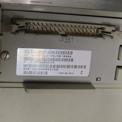 Siemens 6SN1123-1AA00-0LA3 Simodrive Power Module W/ 6SN1118-0NJ00-0AA1 Control