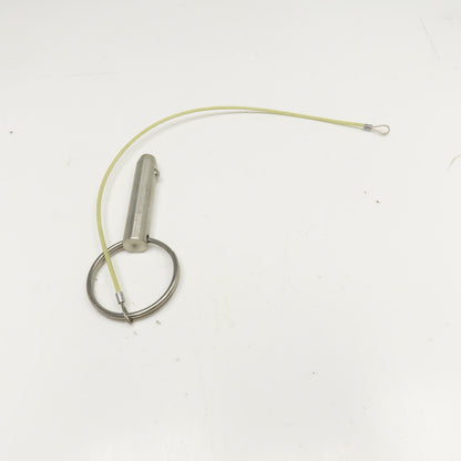3/4" x 3-3/4" OAL Stainless Steel Spring Ball Lock Pin On Tether