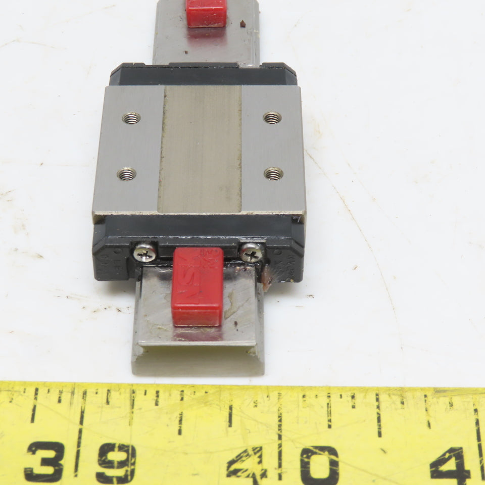 NSK LE090080ARK1D02P61 Precision Linear Rail W/ Bearing Block 3-1/8" long