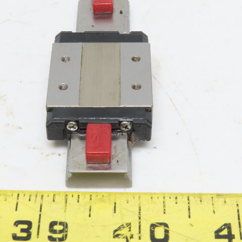 NSK LE090080ARK1D02P61 Precision Linear Rail W/ Bearing Block 3-1/8" long